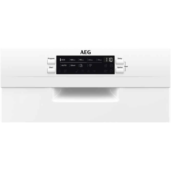 AEG - Frittstående oppvaskmaskin 45-60 cm - FFB62407ZW