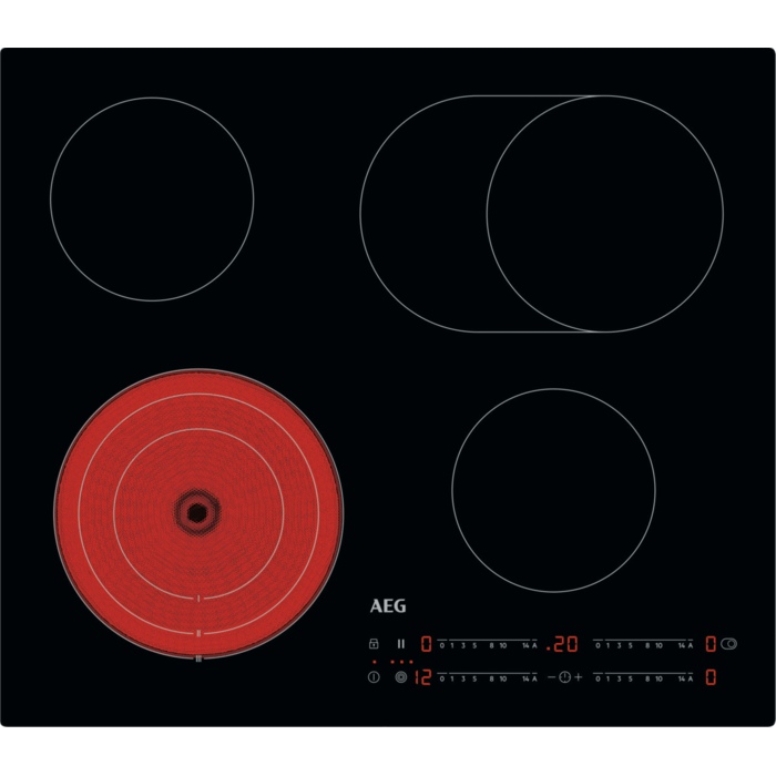 AEG 3000 Glasskeramisk platetopp 60 cm KC460NNGC