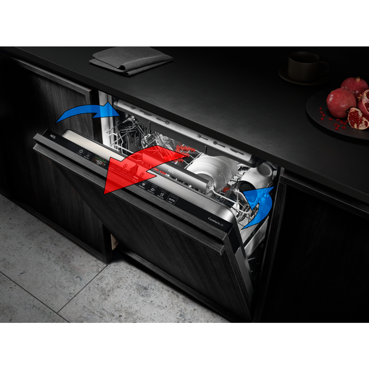 AEG - Frittstående oppvaskmaskin 45-60 cm - FBB33617ZM