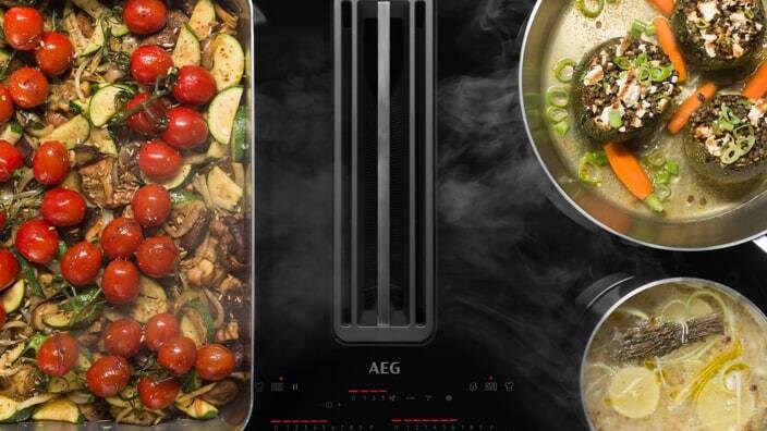 mat som lages på platetoppen med Double FlexiBridge®