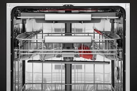 Innsiden av RealLife-oppvaskmaskinen.