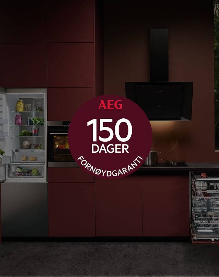 150 dager fornøydgaranti 