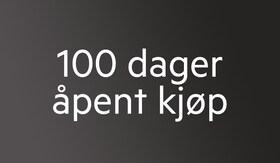 100 dager åpent kjøp på hvitevarer